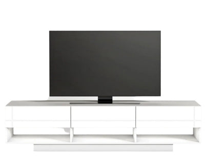 Nordika 72" Stereo TV Stand - White|Meuble pour téléviseur Stero Nordika de 72 po - blanc