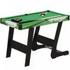 Soozier 41\" Folding Pool Table Set With Cues, Balls, Chalk, Triangle, Brush