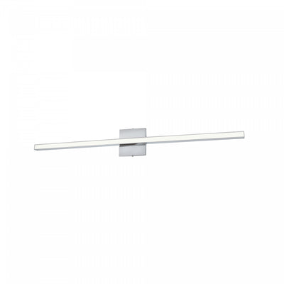 Dainolite Arandel Vanity Light 24w LED Polished Chrome White Acrylic Diffuser Lamp|Lumière de coiffeuse Arandel de Dainolite en acrylique blanc qui diffuse la lumière, avec fini chromé poli et ampoule à DEL de 24 W