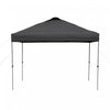 Outsunny 10' X 10' Pop Up Canopy Tent With Airy Top Vent And Bag, Black