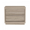 Navis Contemporary 26\" Nightstand in Natural Oak (2-Drawer)