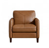 Hydeline Brixton Leather Chair - Brown