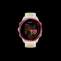 Garmin Forerunner 570 Smartwatch 42mm, Amoled, Raspberry Aluminum, Bone/mango, Gps Fitness Tracker, Running, 10-day Battery