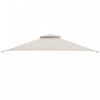 10' X 12' Patio Gazebo Replacement Top Cover 2-tier Canopy Cpai-84 Outdoor Beige
