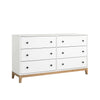 Prepac Nordik 6-Drawer Dresser - White Oak