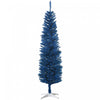 Homcom Pencil Artificial Christmas Tree, Pencil Xmas Tree, Deep Blue