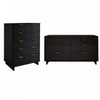 Granville Modern 2-Piece Dresser Set in Black