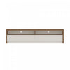 Duncan Contemporary Modern 70\" TV Stand in Maple and Off White