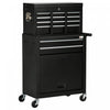Durhand 6-drawer Lockable Tool Chest Rolling Workshop Tool Organizer