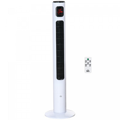 Homcom 46" Tower Fan With 3 Speed And 12h Timer|Homcom Ventilateur Tour 46" Avec 3 Vitesses Et Minuterie 12h