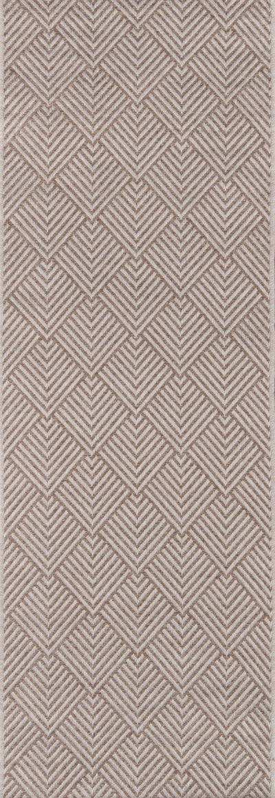 Laura Contemporary 2'0" x 10'0" Runner Rug in Ivory Indoor Area Rug | Tapis Contemporain Laura 2'0" x 10'0" en Ivoire