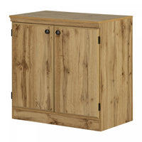 Morgan Small 2-door Accent Cabinet - Nordik Oak