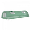 Outsunny Mini Greenhouse with Mesh Windows, Tunnel Growing Tent, Green