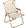 Outsunny Folding Camping Chair, Portable Armchair, Khaki