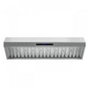 Forno Palazzo 60-Inch Wall Mounted Range Hood, Stainless Steel, Heavy Duty Baffle Filters- FRHWM5030-60