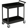 Durhand 2 Tier Rolling Tool Cart Steel Mobile Service Utility Cart