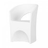 Dalya Patio Chair White - South Shore Patio Dining Chair