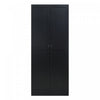 Cornelia Modern 30\" Storage Cabinet in Black (4-Shelf)