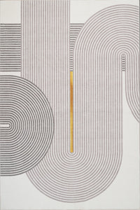 Aqua Pista Washable Non-slip Low Pile Area Rug 8'x10'