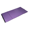Soozier 4ftx8ftx2inch Pu Cuir Gymnastique Tumbling Gym Mat Arts Pliant Yoga Exercice Pad 4 Panneau (violet)