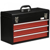 Durhand Metal Tool Box Portable Tool Chest Organizer With Drawers