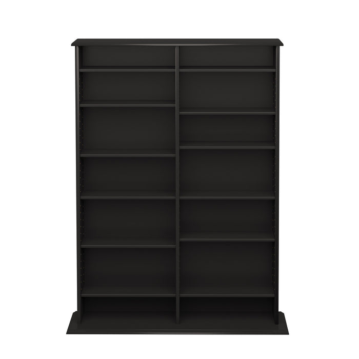 Double Width Wall Storage - Oak Black
