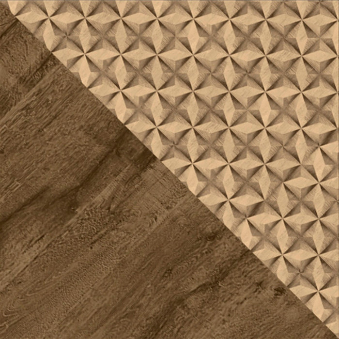 Manhattan Comfort Liberty 62.99\" Mid-Century Modern TV Stand with 3 Shelves & 2 Doors - Brown