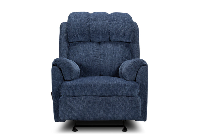 Navy shop rocker recliner