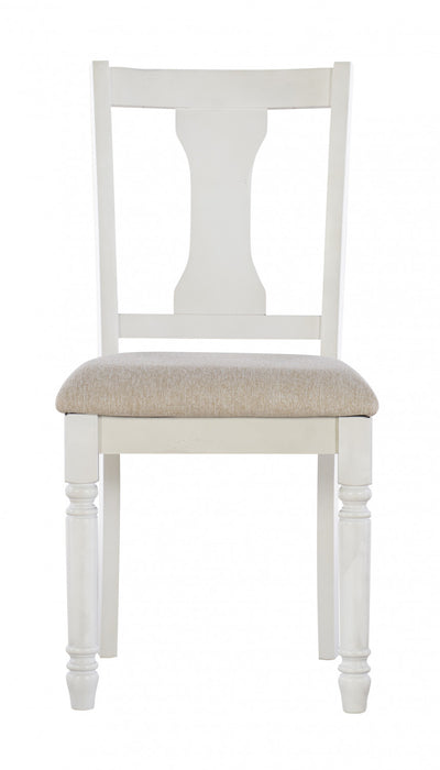 Willow White Fabric Accent Dining Chair - Set of 2