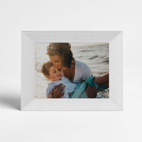Aura Mason Digital Photo Frame with Speaker - White Quartz