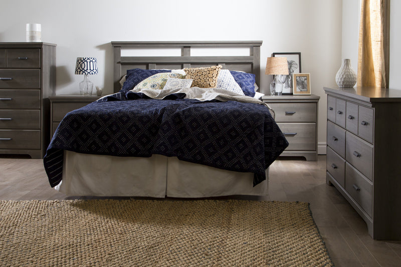 Versa 6-drawer Dresser And Nightstand Set - Gray Maple