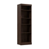 Bestar Pur 25\" Closet Organizer - Black Walnut