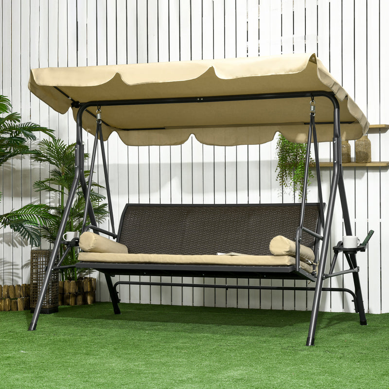 Clihome Yard Swings Lowes Clihome Porch Swing 2-person Black Steel