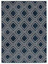 August Geod Navy-White 5'3\" x 7'3\" Area Rug