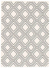 August Geod White-Navy 5'3\" x 7'3\" Area Rug