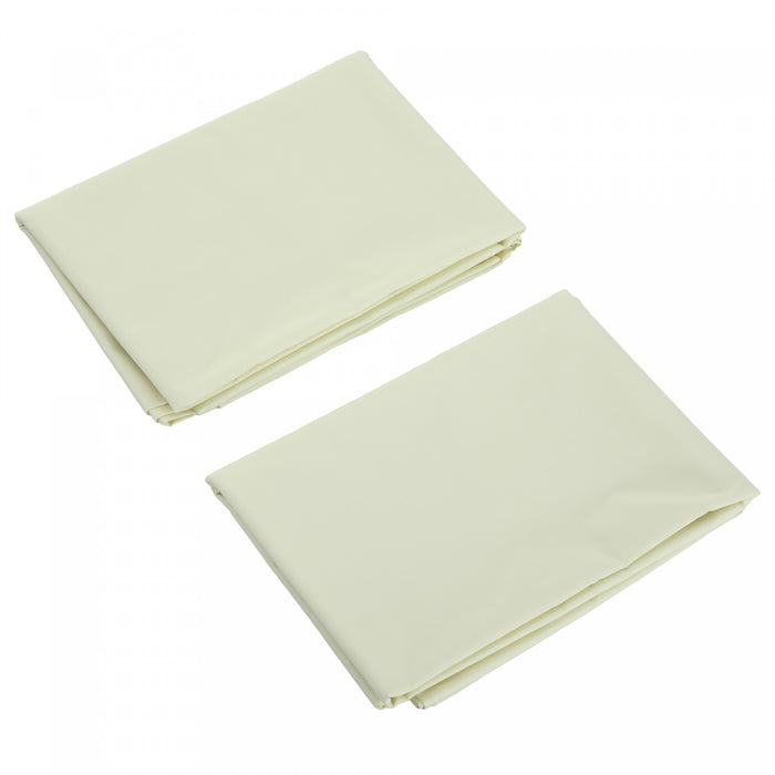 Outsunny 2 Pcs 16 X 4ft Pergola Shade, Uv Protection Pergola Canopy, Khaki