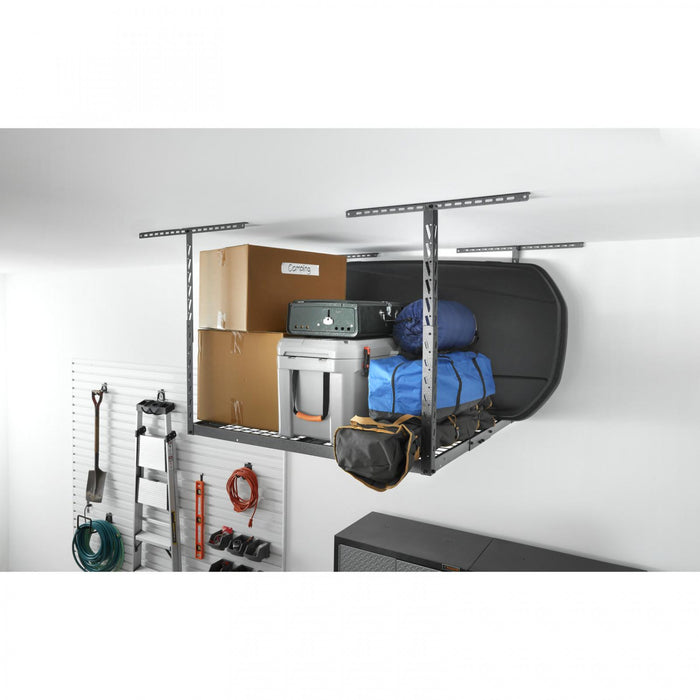 Gladiator Overhead Gearloft™ Hammered Granite Storage Rack - 4' x 4'