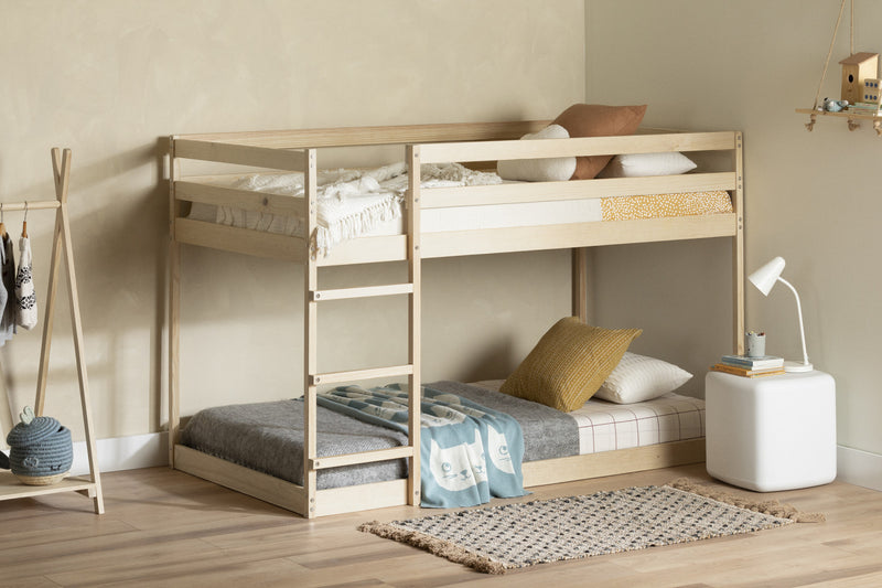 Sweedi Wood Twin Bunk Bed Natural The Brick