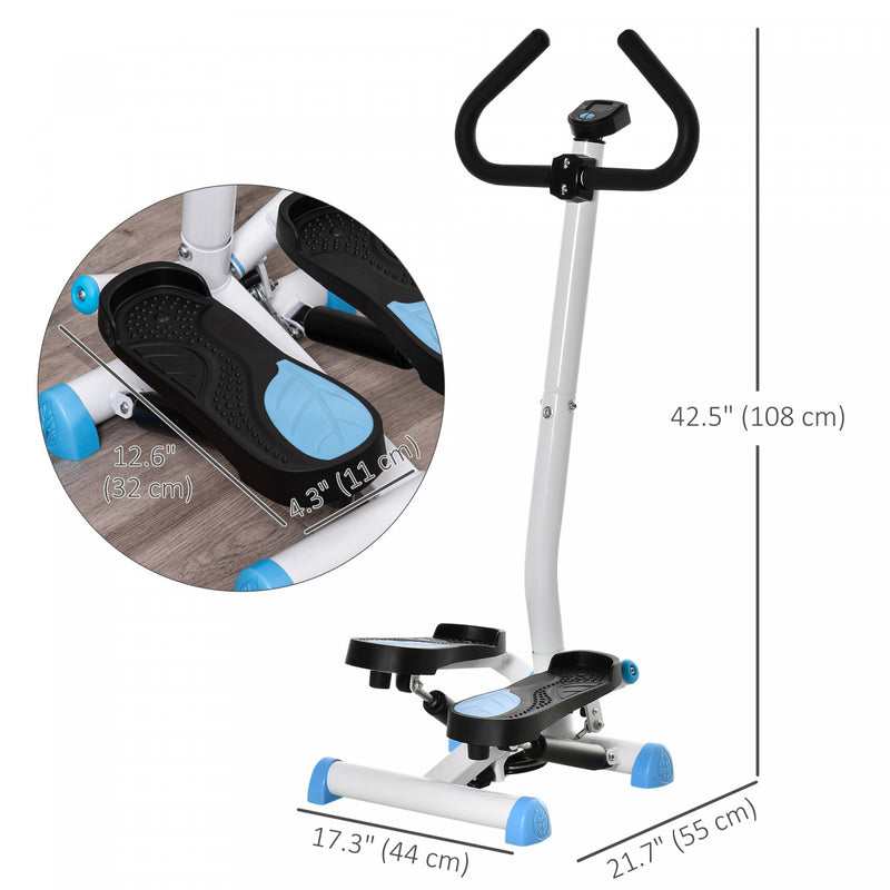 Soozier Twist Stepper Height Adjustable Step Machine W/ Lcd