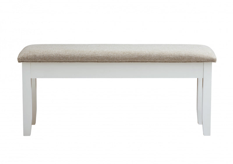Jane Fabric Storage Dining Bench - Brown