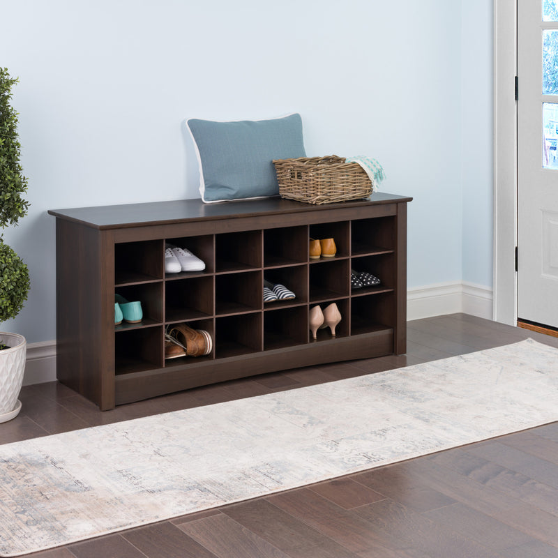 Shoe hot sale organizer bench