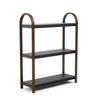 Umbra Modern Bellwood 3-Shelf Bookcase - Black and Walnut