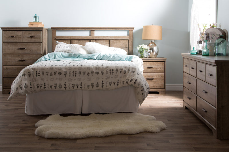 Versa 6-drawer Dresser - Weathered Oak