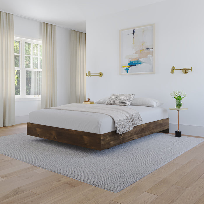 Nordika Full Platform Bed - Truffle