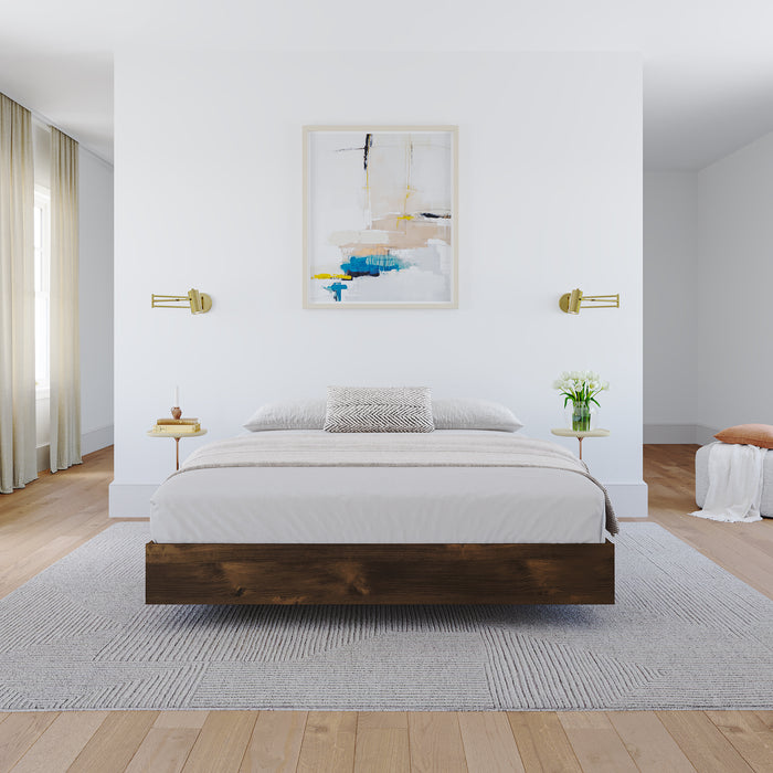 Nordika Full Platform Bed - Truffle