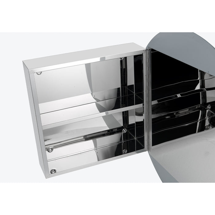 Julee Medicine Mirror Cabinet - Silver