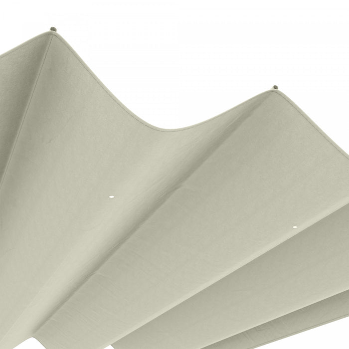 Outsunny Retractable Pergola Roof, Sun Shade Cover For 9.8' X 7.1' Pergola