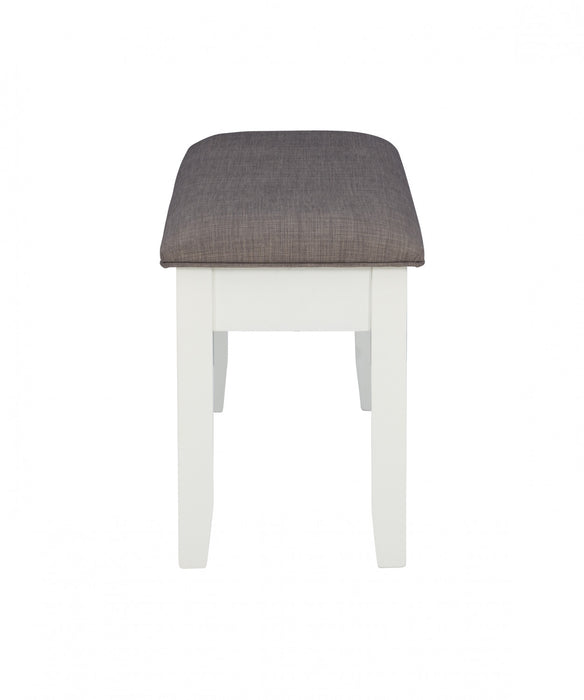 Jane Fabric Storage Dining Bench - Taupe