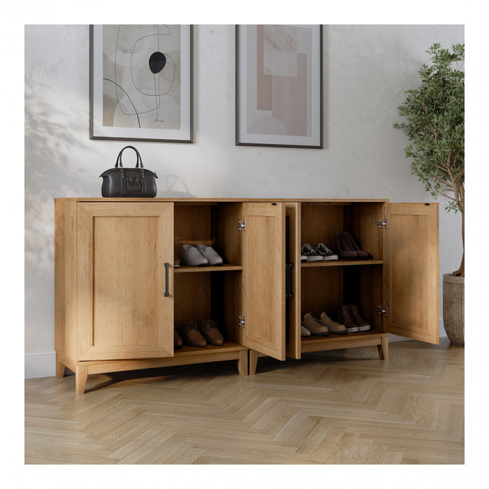 Modulr 1 Adjustable Shelf Accent Cabinet - Natural Oak