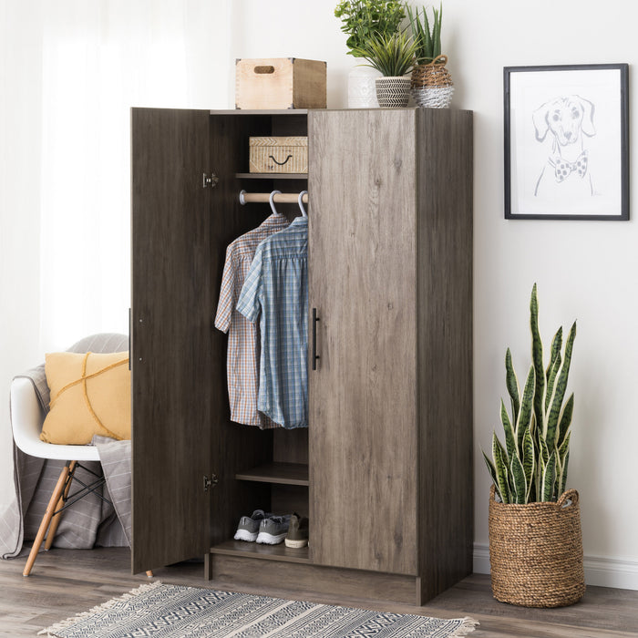 Elite 32\" Wardrobe Cabinet - Drifted Grey